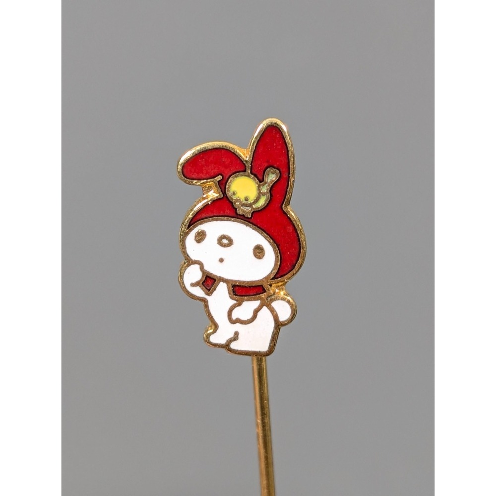Vintage Sanrio My Melody Stick Pin Gold Tone Character Lapel Pin Kawaii‎